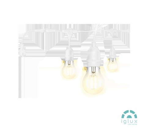 STRING LIGHT 15M 24xE27 BLANCO